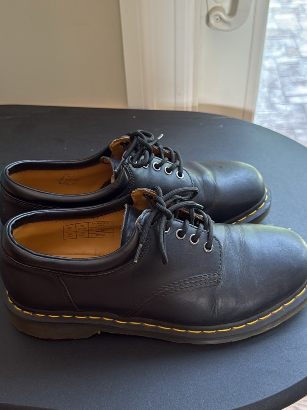 Dr. Martens Black Leather Shoes size 11